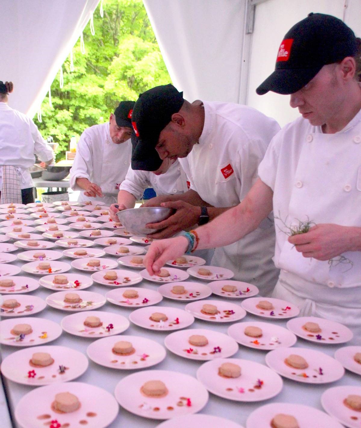 Serving Wedding In Muskoka