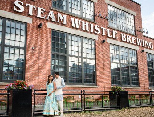 Wedding at Steam Whistle Brewery